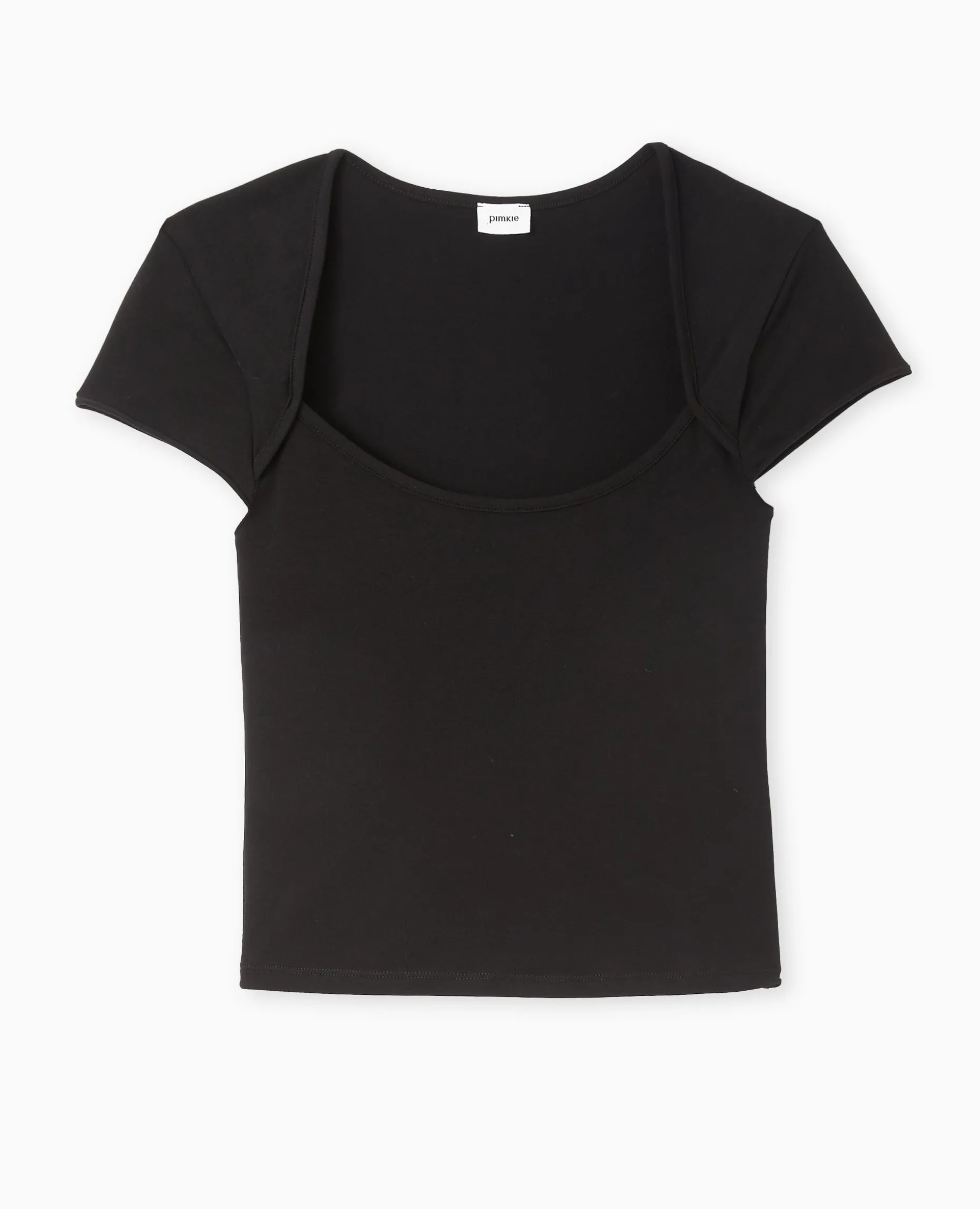 Top Avec Encolure Dégagée - Noir