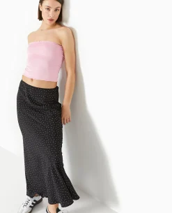 Top Bustier Avec Petit Nœud - Rose