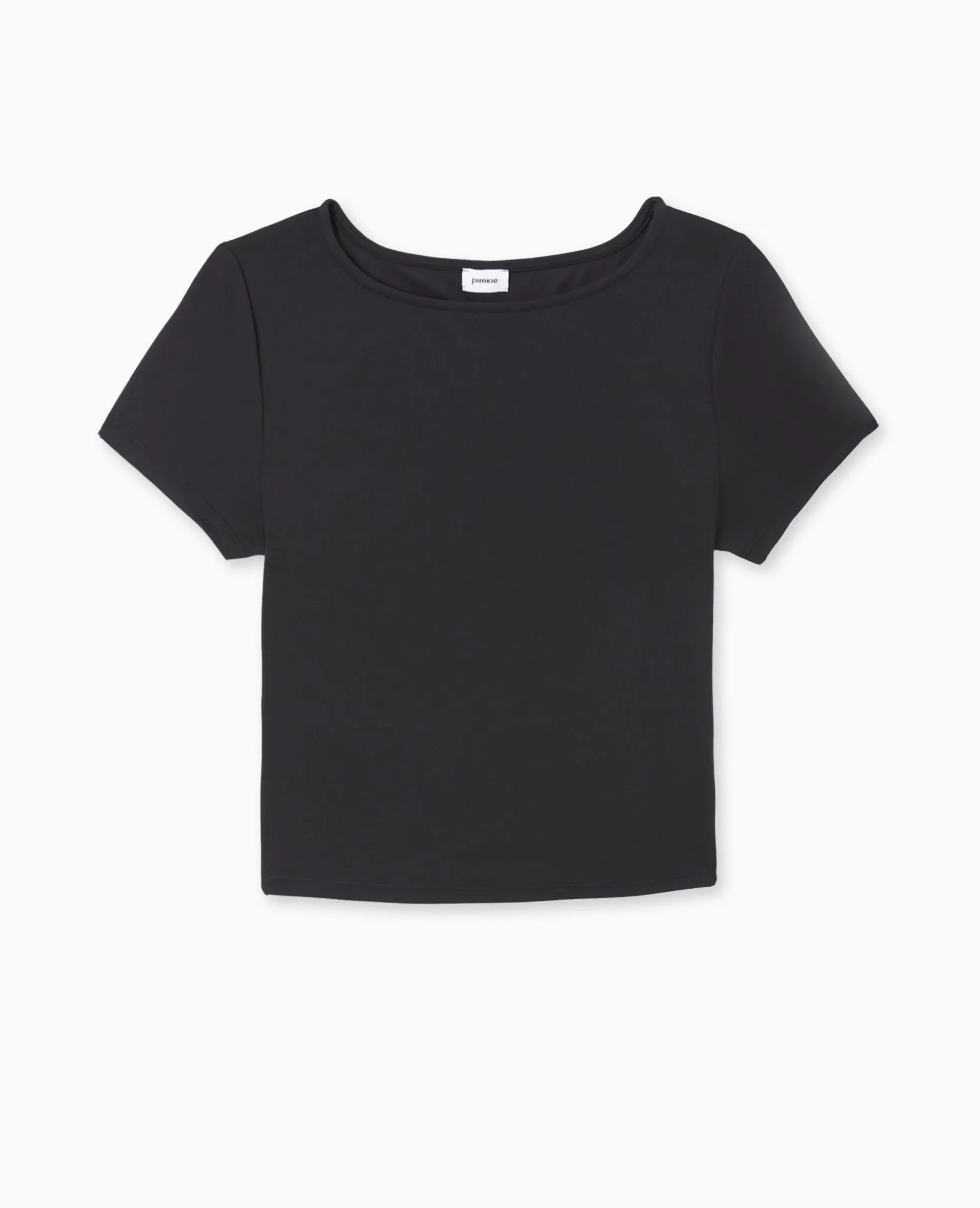 Top Court Avec Cut Out Dos - Noir