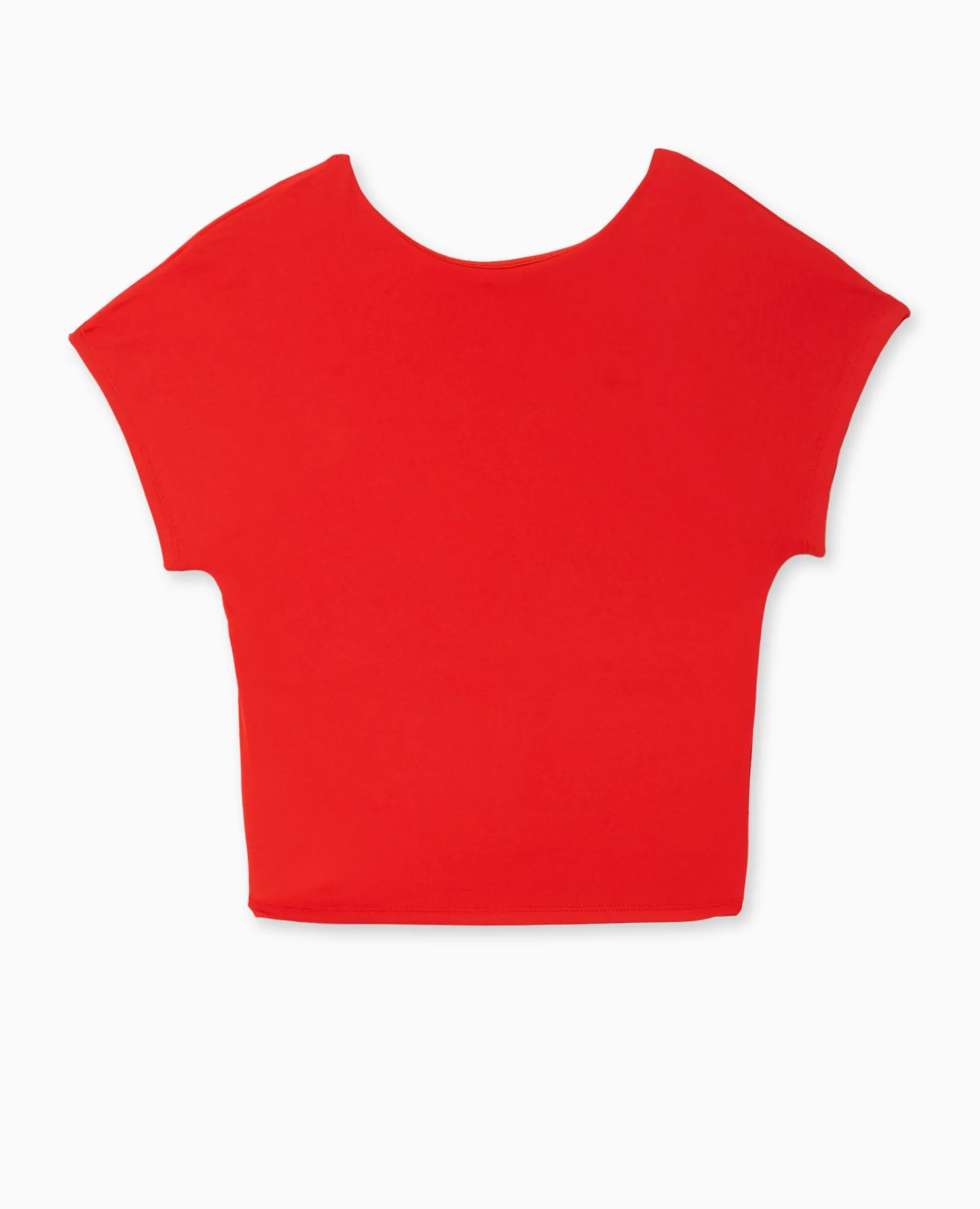Top Court Dos Ouvert - Rouge