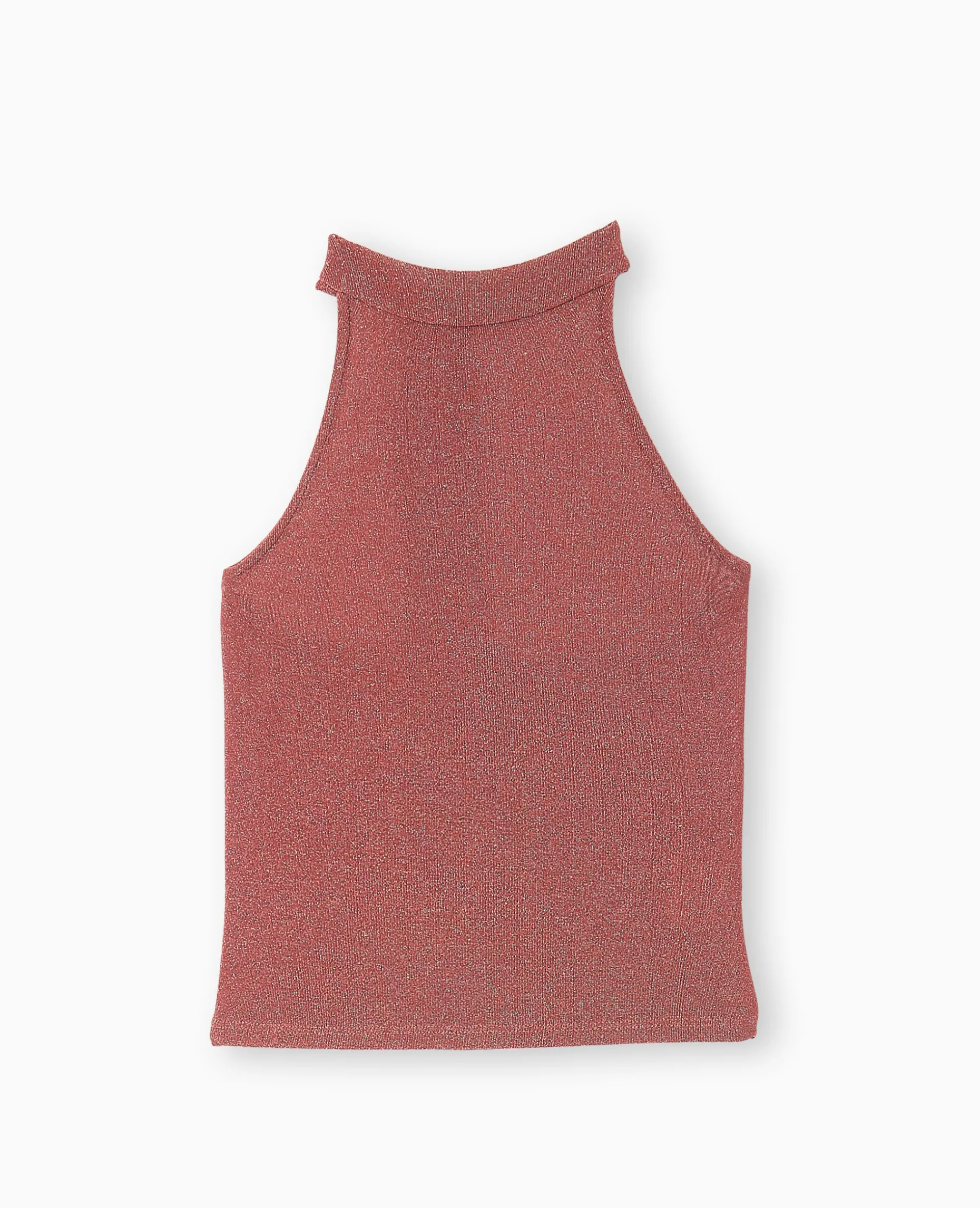 Top Dos-nu Tour De Cou Avec Lurex - Rose