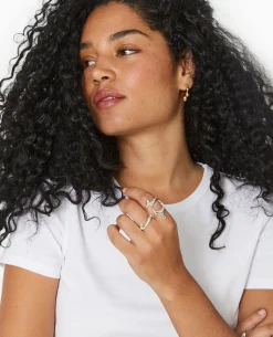 T-shirt Ajusté Manches Courtes - Blanc