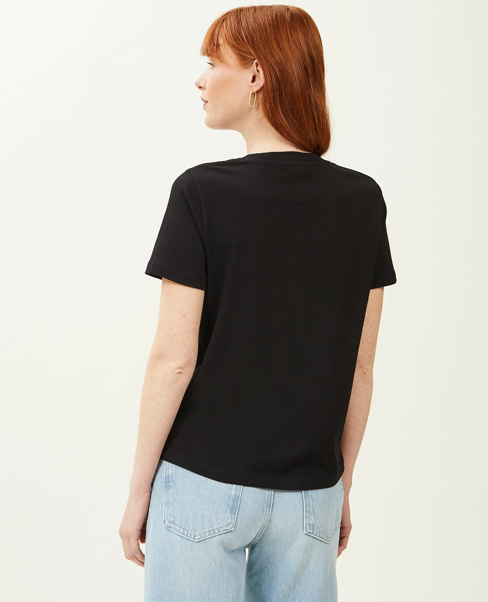 T-shirt Basique Col Rond - Noir