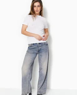 T-shirt En Maille Légè;re - Blanc