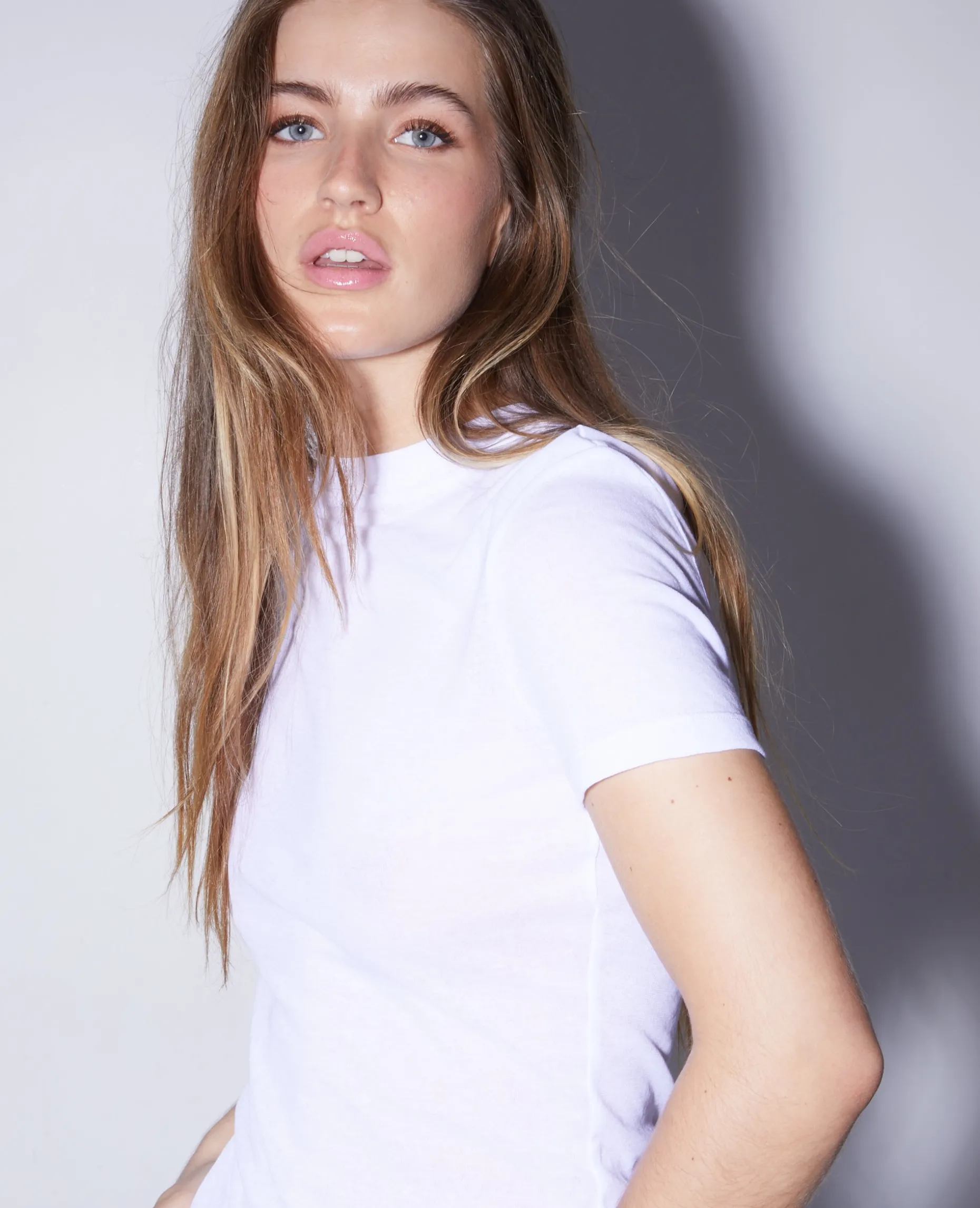 T-shirt En Maille Légè;re - Blanc