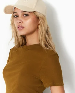 T-shirt En Maille Légè;re - Vert Kaki