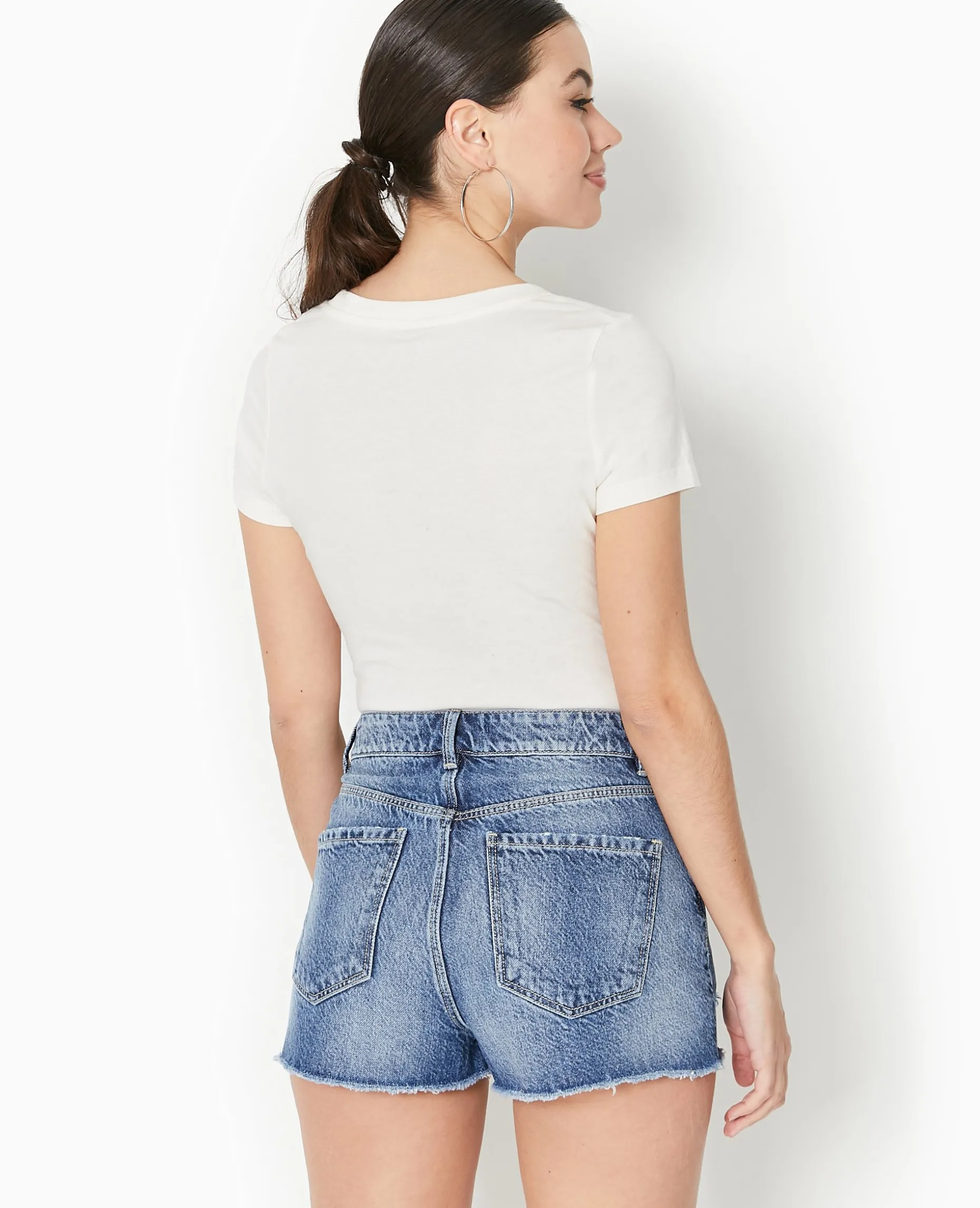 T-shirt Manches Courtes Avec Print - écru