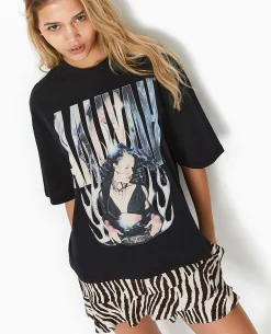 T-shirt Oversize AALIYAH - Noir