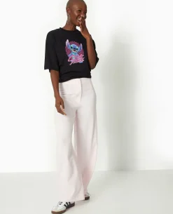 T-shirt Oversize STITCH - Noir