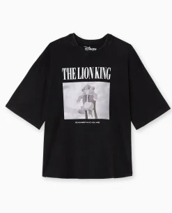 T-shirt Oversize THE LION KING - Noir