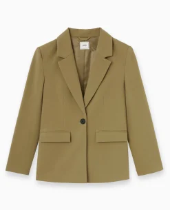 Veste Blazer 1 Bouton - Vert Kaki