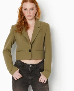 Veste Blazer Courte - Vert Kaki
