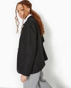 Veste Blazer Droite - Noir