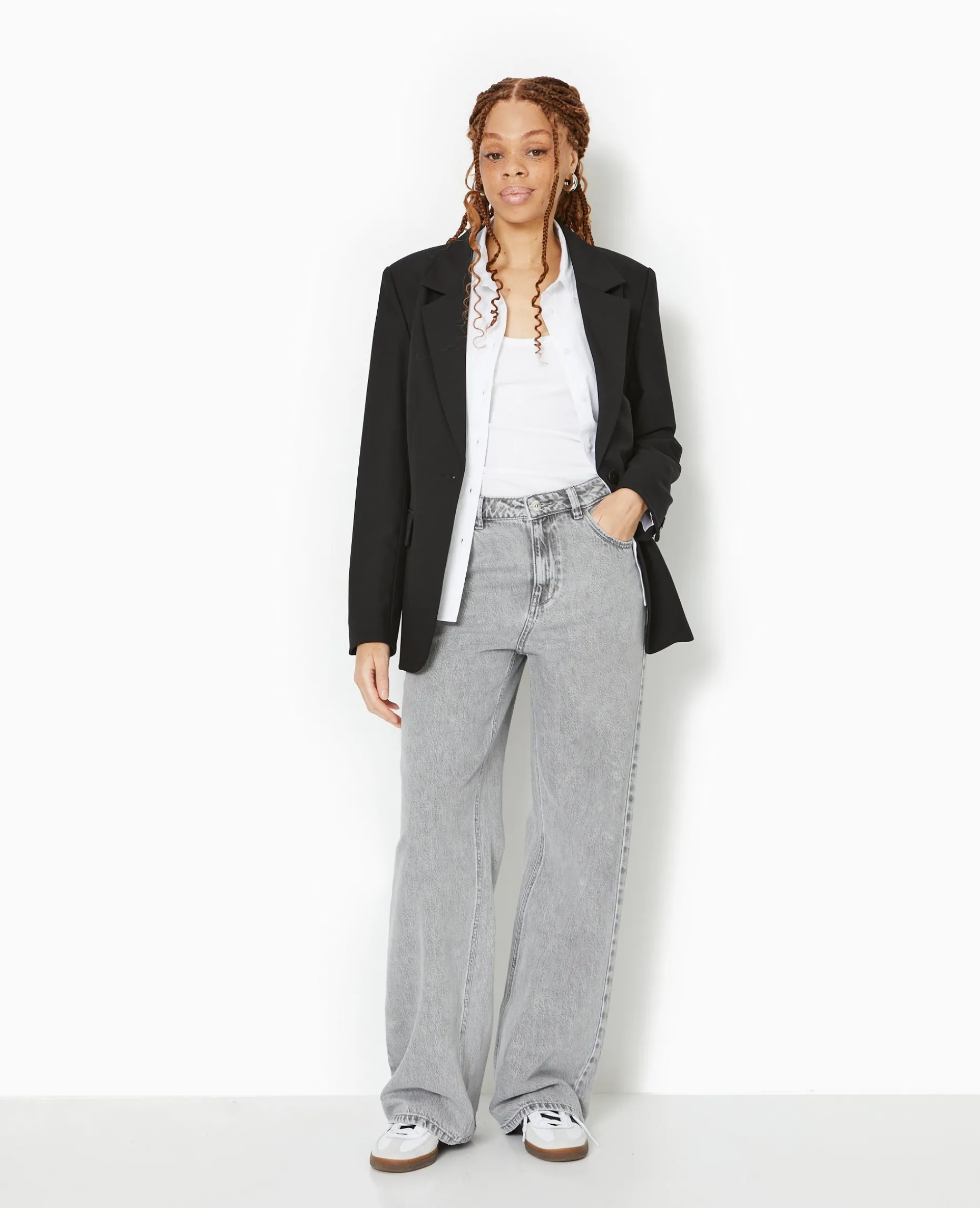 Veste Blazer Droite - Noir