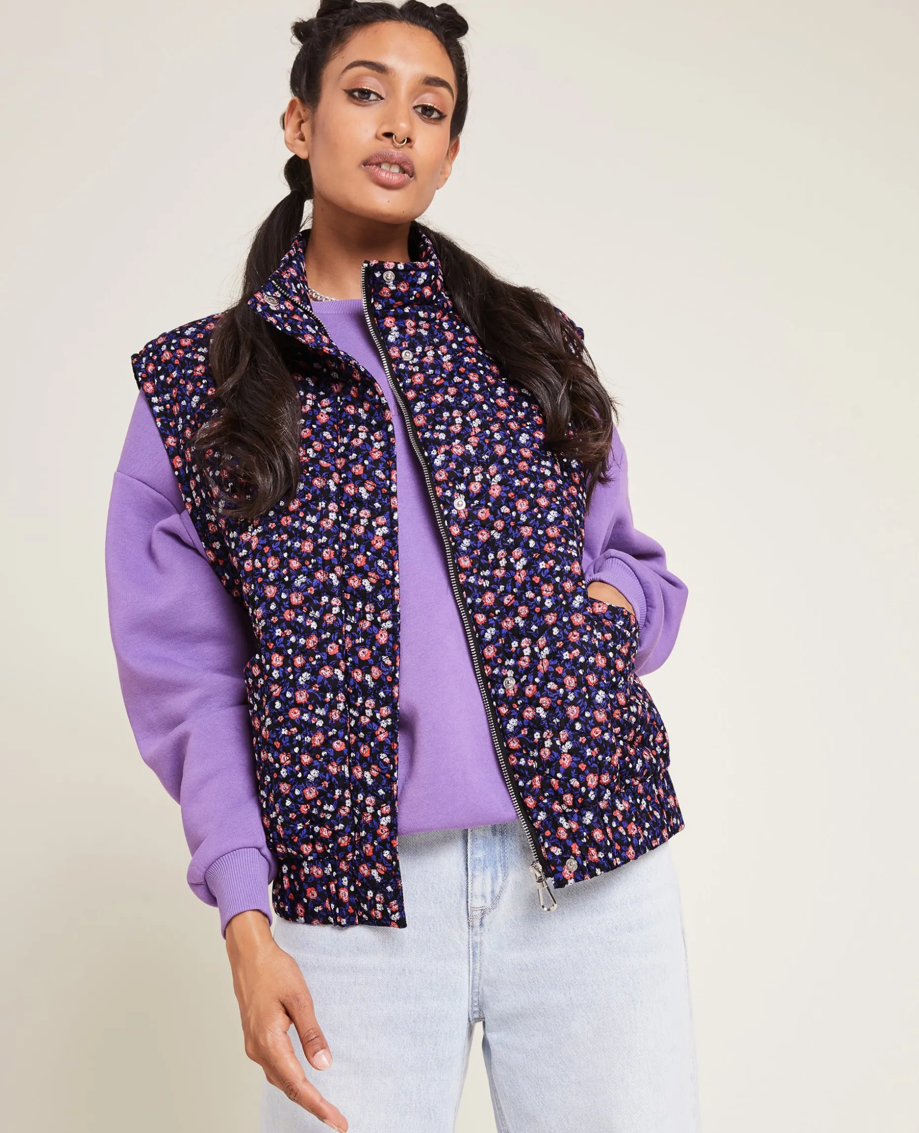 Veste Sans Manches Matelassée - Noir